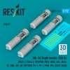 RESKIT RS72-0573 Mk-54 Depth bombs (350 lb) (4 pcs) (PB4Y-1, PB4Y-2, PBY/PBN, PB2Y, SB2C, SOC, SO3C, SC, SBD, JRF, J4F, TBF/TBM, PV-1, PV-2, PBM, PBJ, OS2U, SB2U) (3D Printed) (1/72)